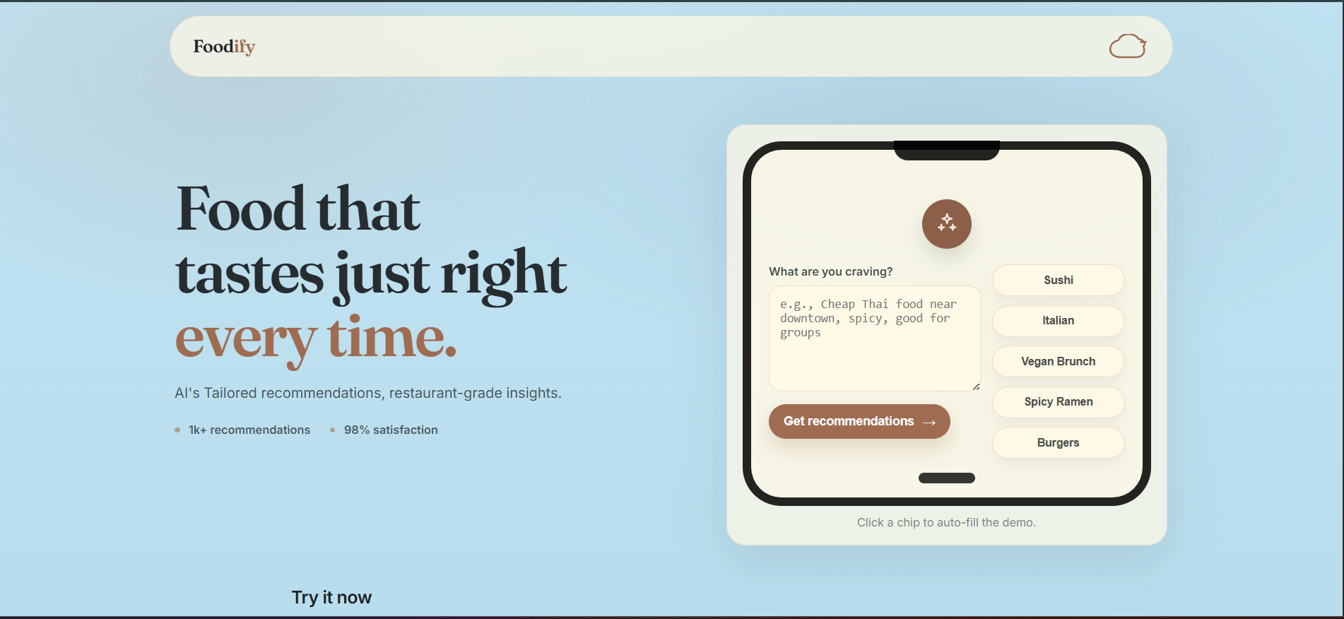 Screenshot of the website where users can prompt the llama model